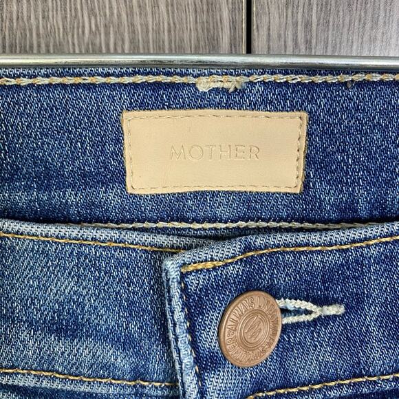 MOTHER The Rascal Crop in Wild! Women's 25 - Picture 4 of 12